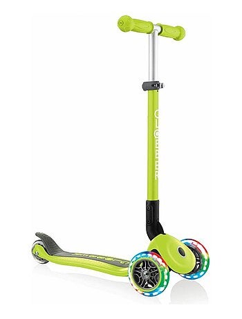 GLOBBER - Trottinette évolutive enfant lumineuse et pliable Primo - Vert