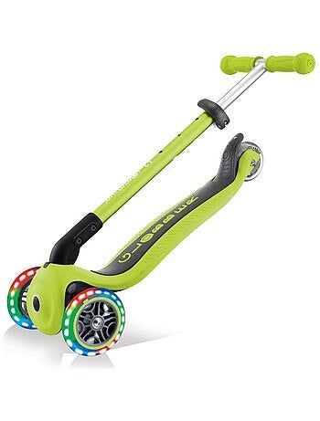 GLOBBER - Trottinette évolutive enfant lumineuse et pliable Primo - Vert