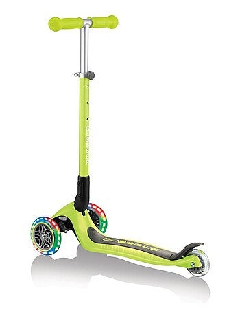 GLOBBER - Trottinette évolutive enfant lumineuse et pliable Primo - Vert