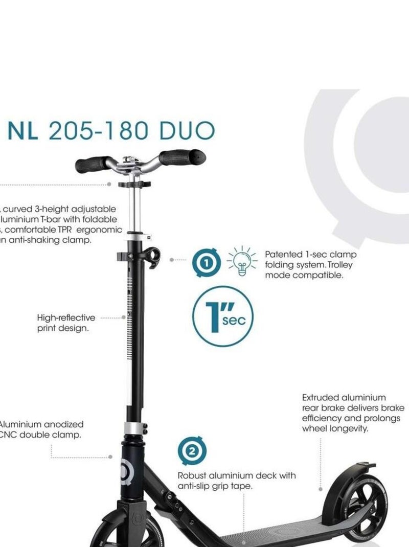 GLOBBER - Trottinette pliable One NL - Grey Gris - Kiabi