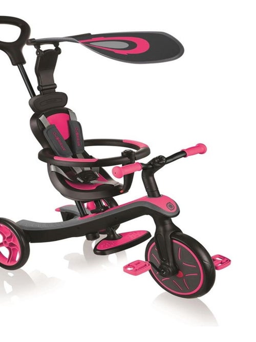 Globber EXPLORER TRIKE 4 en 1 - Tricycle évolutif & draisienne rose - Kiabi