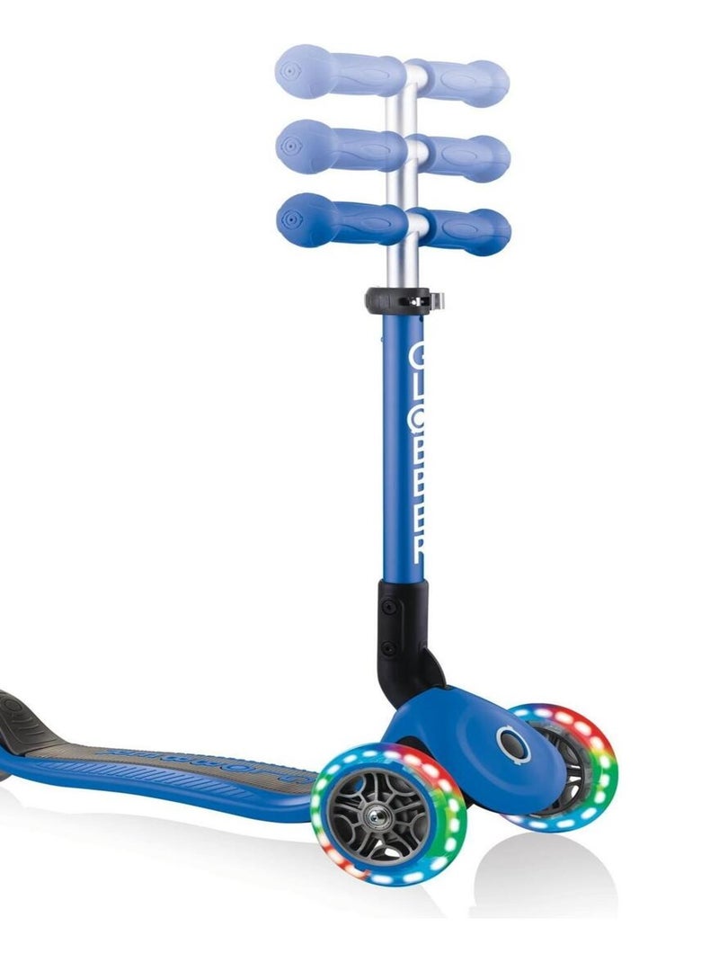 Globber Junior Pliable avec lumières bleu N/A - Kiabi
