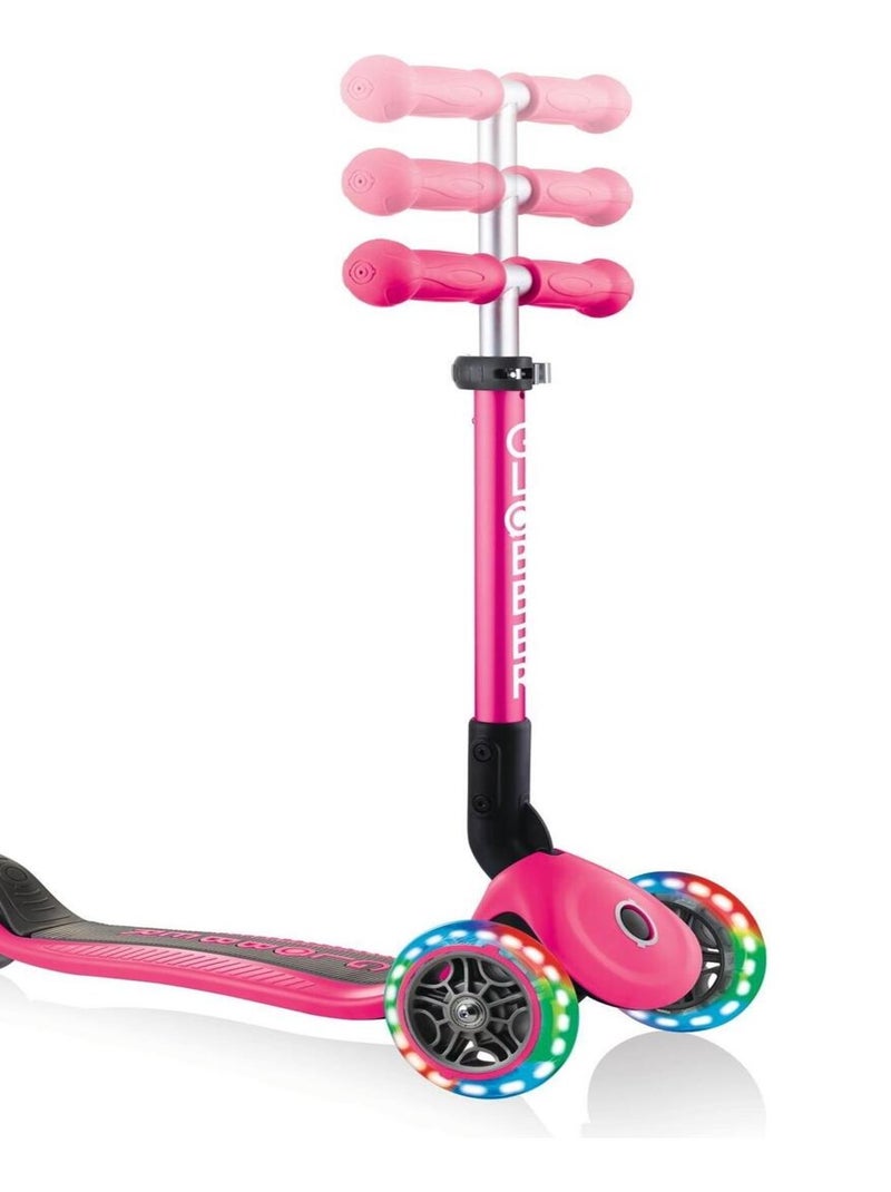 Globber Junior Pliable avec lumières fuchsia N/A - Kiabi