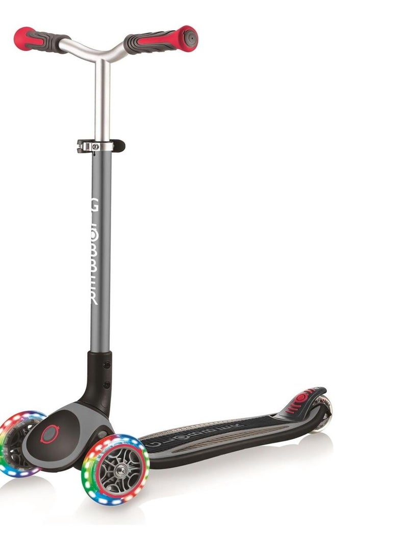 Globber Master Lights Trottinette Enfant Noire-Rouge N/A - Kiabi