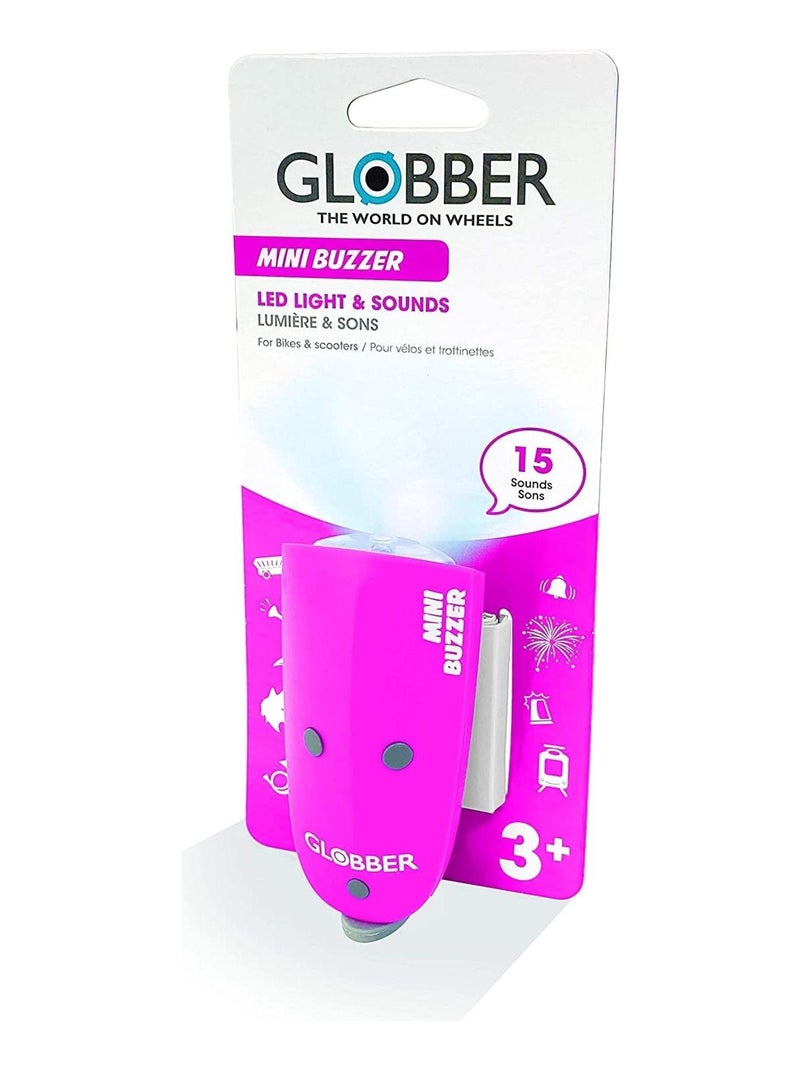 Globber Mini Buzzer LED Light and Sound rose N/A - Kiabi