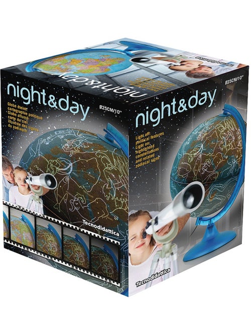 Globe 25cm géo night day - Kiabi