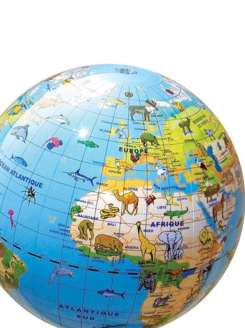 Globe gonflable Animaux 30cm N/A - Kiabi