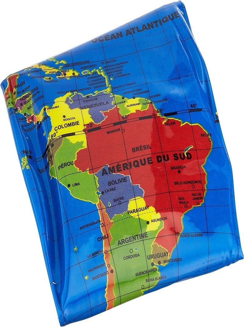 Globe gonflable Le Monde 30cm N/A - Kiabi