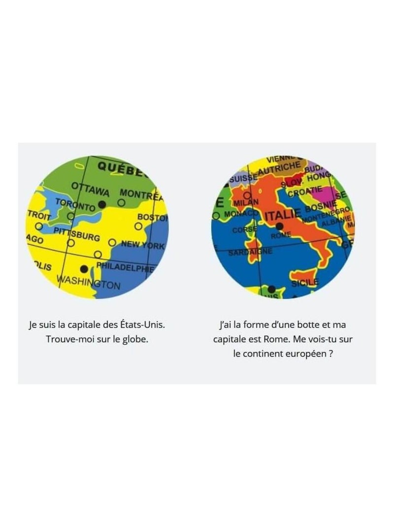 Globe gonflable Le Monde 30cm N/A - Kiabi
