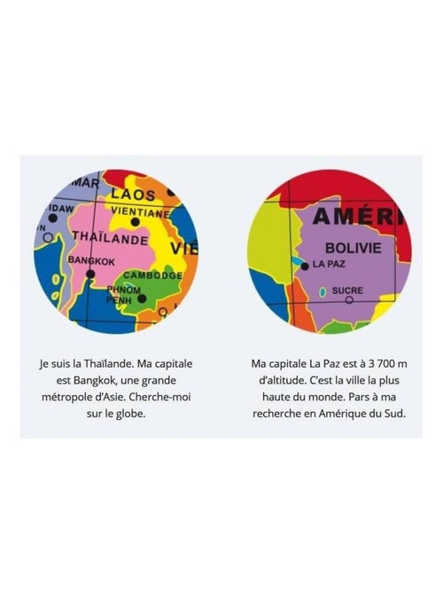 Globe gonflable Le Monde 30cm - Kiabi