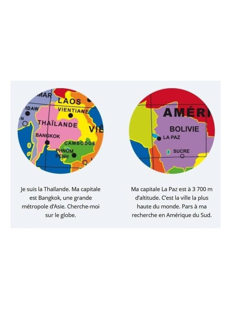 Globe gonflable Le Monde 30cm N/A - Kiabi