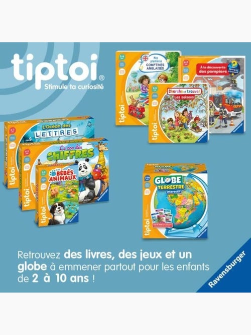 Globe interactif avec support tournant et 200 cartes - tiptoi - ravensburger - Kiabi