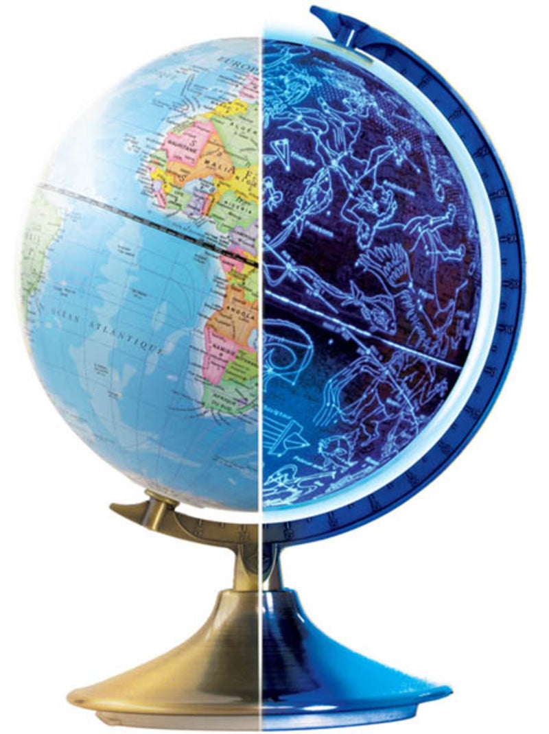 Globe Jour et Nuit Bleu - Kiabi