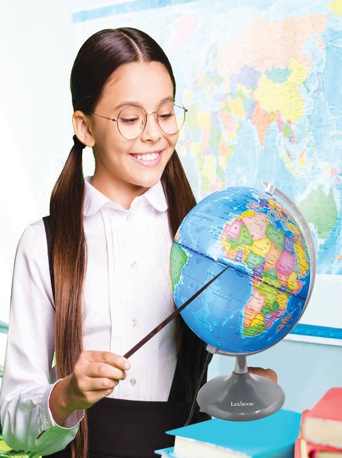 Globe jour et nuit lumineux (français) - Kiabi