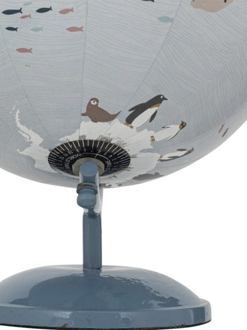 Globe terrestre base métal pour enfant bleu D20 - Kiabi