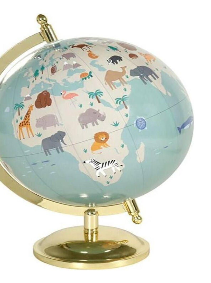 Globe terrestre jungle H30 Bleu - Kiabi
