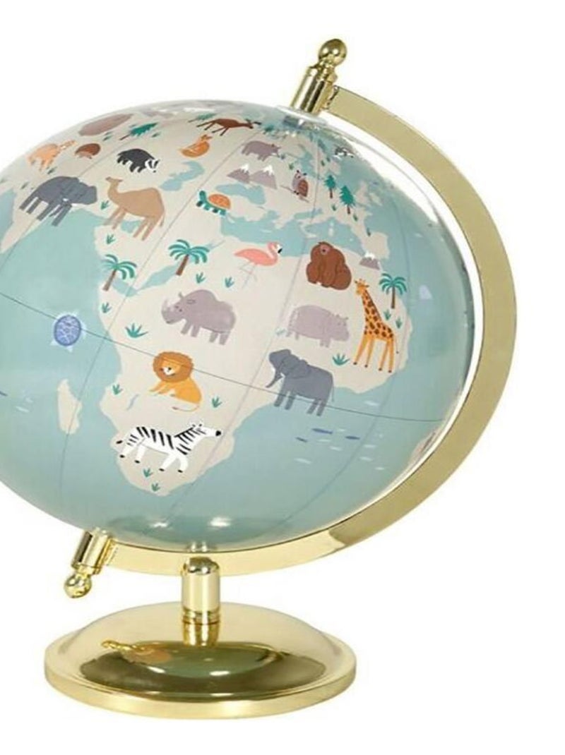 Globe terrestre jungle H30 Bleu - Kiabi