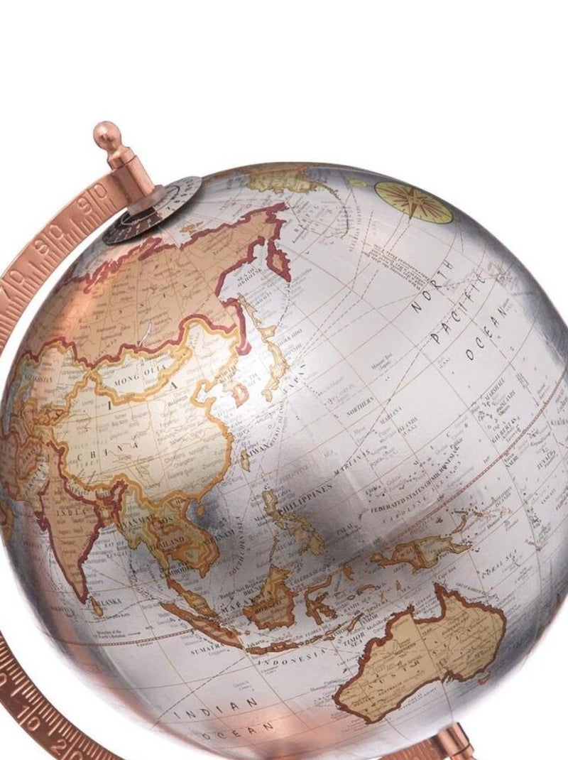 Globe terrestre rose or H33 cm Rose - Kiabi
