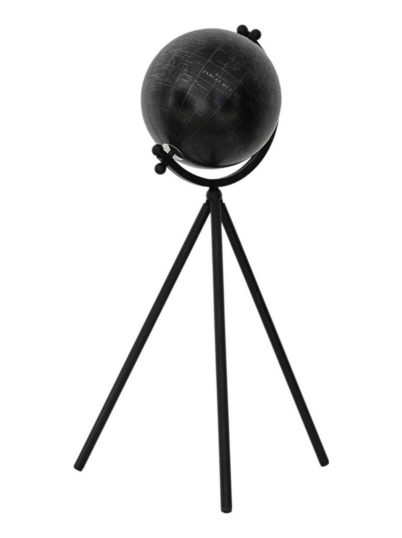 Globe terrestre sur trépied 55 cm Noir - Kiabi