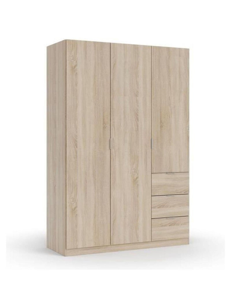 GLORIA Armoire de chambre style contemporain - AUCUNE Multicolore - Kiabi