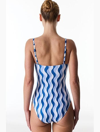 Gloria maillot de bain rayé bandeau penti