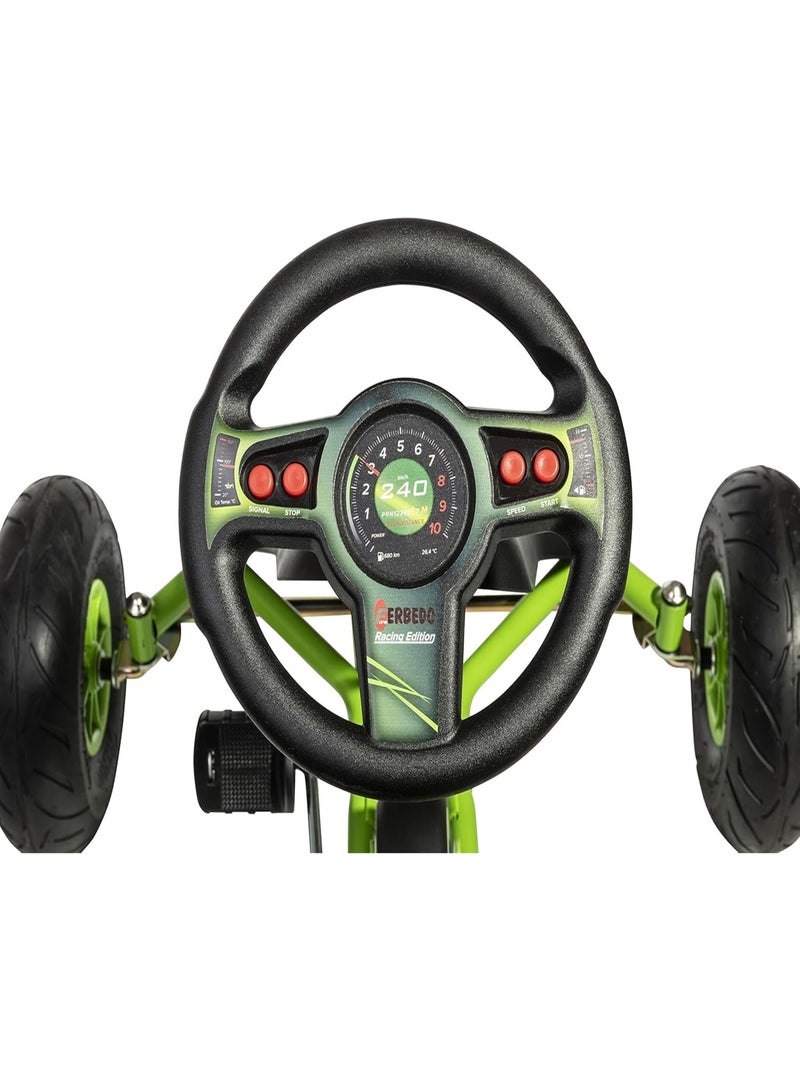 Goart/Kart avec Volant sonore et pneus à air Noir - Kiabi
