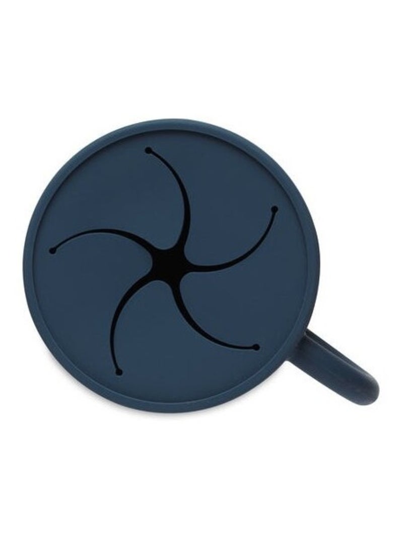 Gobelet à goûter avec couvercle en silicone Bleu - Kiabi