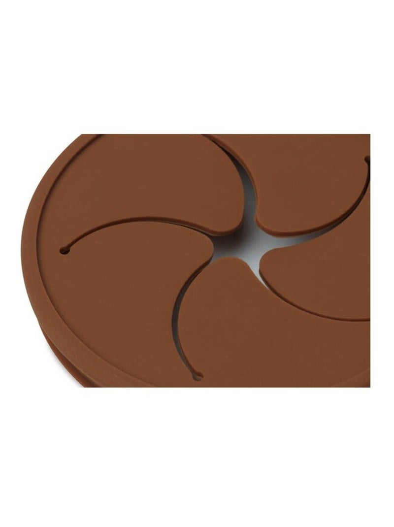 Gobelet à goûter avec couvercle en silicone Jollein Marron - Kiabi