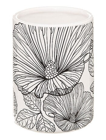 Gobelet à l'esprit floral