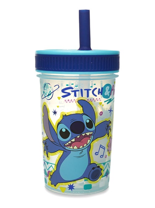 GOBELET A PAILLE ANTI-FUITE 420 ML LILO et STITCH - Kiabi