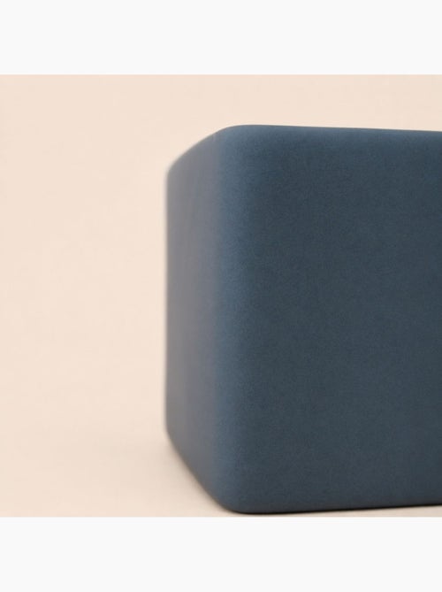 Gobelet carré en céramique bleue - Kiabi