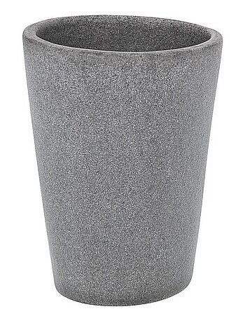 Gobelet de salle bain design pierre Pebble
