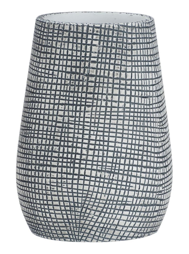 Gobelet de salle de bain design GILBA Gris - Kiabi