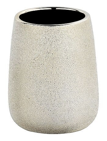 Gobelet de salle de bain design Glimma - Argent