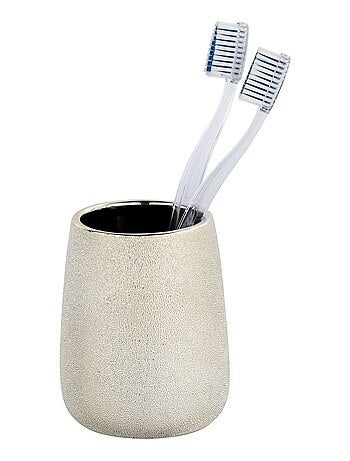 Gobelet de salle de bain design Glimma - Argent