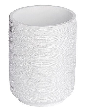 Gobelet de salle de bain design naturel en relief Goa