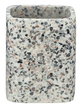 Gobelet de salle de bain design Terrazzo