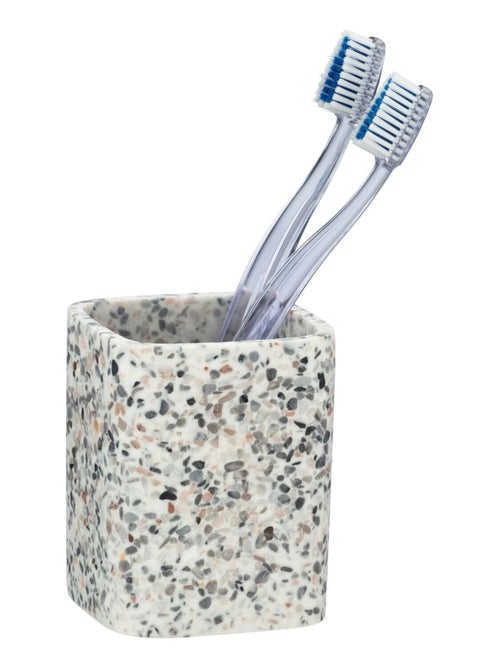 Gobelet de salle de bain design Terrazzo - Kiabi