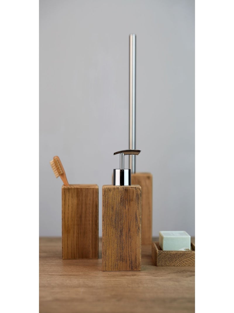 Gobelet de salle de bain effet bois MARLA Marron - Kiabi