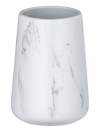 Gobelet de salle de bain effet marbre Adrada