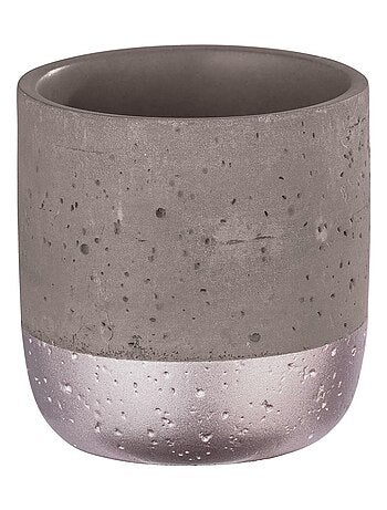 Gobelet de salle de bain en béton MAUVE