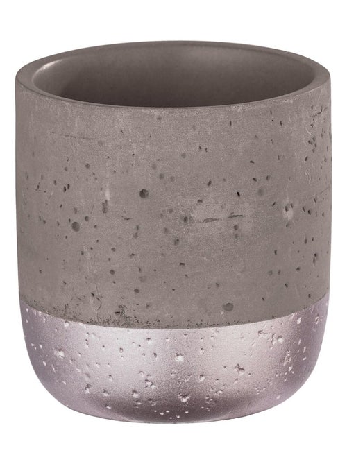 Gobelet de salle de bain en béton MAUVE - Kiabi