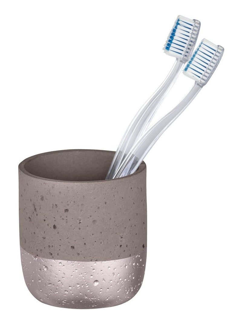 Gobelet de salle de bain en béton MAUVE Gris - Kiabi