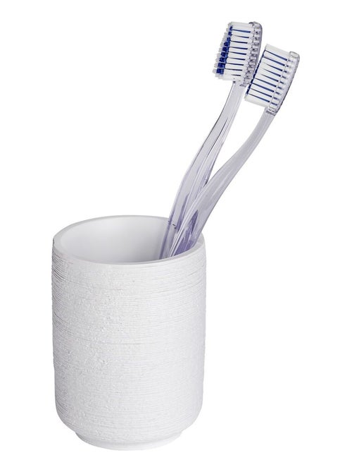 Gobelet de salle de bain en relief GOA - Kiabi