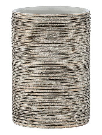 Gobelet design naturel en relief Fedio