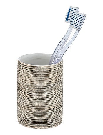 Gobelet design naturel en relief Fedio