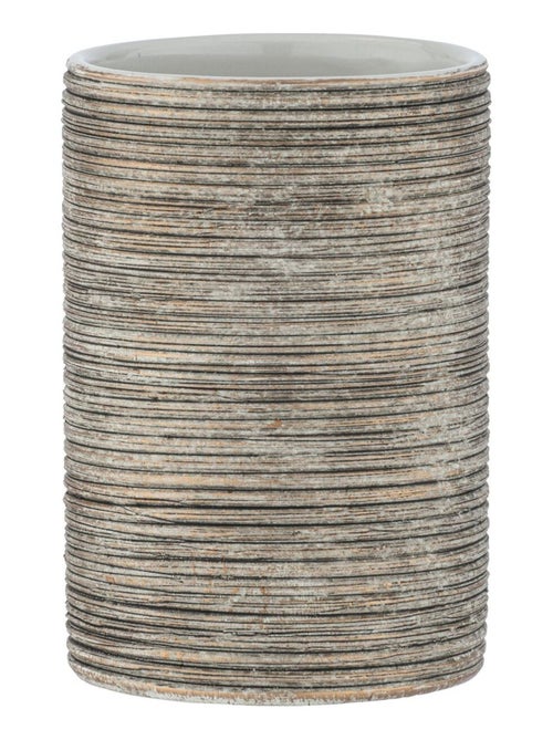 Gobelet design naturel en relief Fedio - Kiabi
