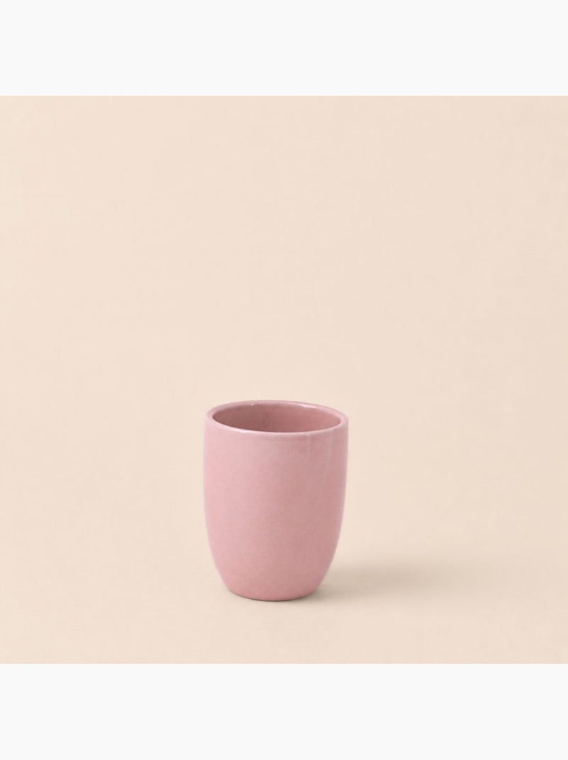 Gobelet en céramique rose effet craquelé Rose - Kiabi