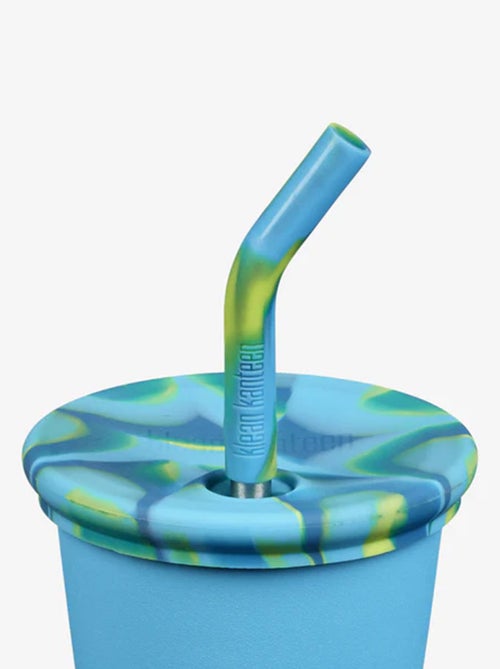 Gobelet en inox 296 ml avec couvercle à paille clear sky - Kiabi