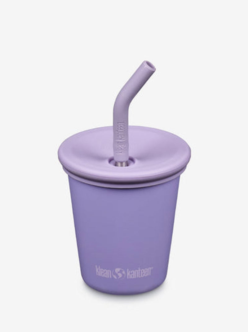 Gobelet en inox 296 ml avec couvercle à paille paisly purple Multicolore - Kiabi